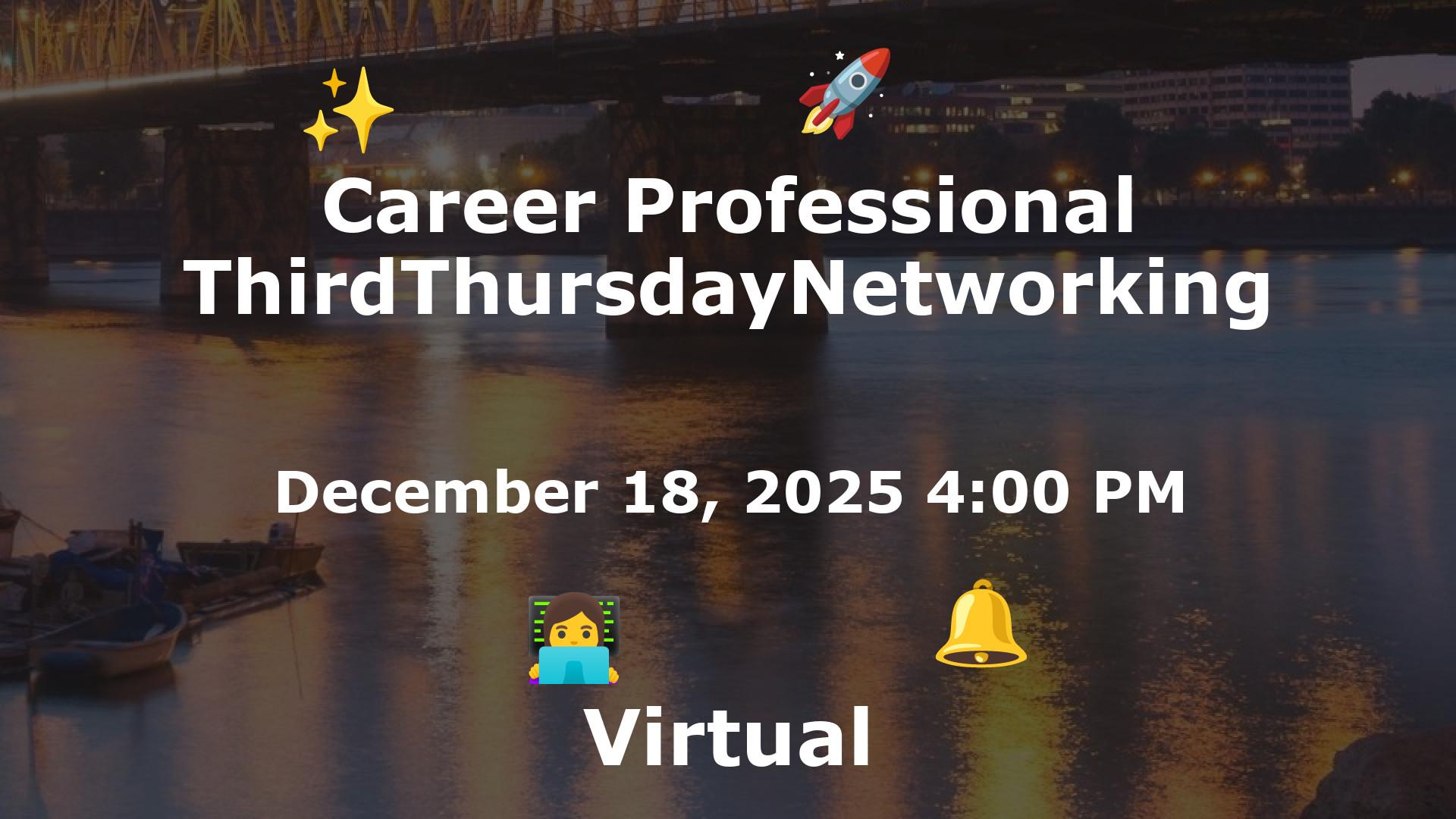 Career Professional ThirdThursdayNetworking  event image